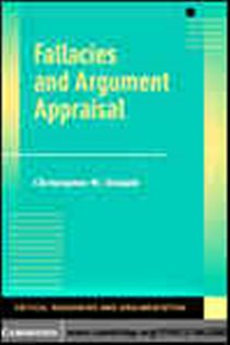 Book cover: Fallacies and Argument Appraisal, by Christopher W. Tindale (preview)