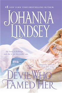 Book cover: The Devil Who Tamed Her, by Johanna Lindsey (preview)