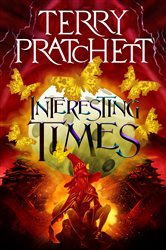 Book cover: Interesting Times (Book 5 of Wizards) by Terry Pratchett (preview)