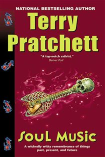 Book cover: Soul Music (Book 3 of Death) by Terry Pratchett (preview)
