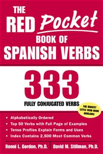 Book cover: The Red Pocket Book of Spanish Verbs, by Ronni L. Gordon (preview)