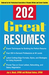 Book cover: 202 Great Resumes, by Jay A. Block (preview)