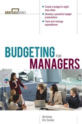 Book cover: Budgeting for Managers, by Sid Kemp (preview)