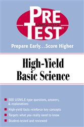 Book cover: PreTest High-Yield Basic Science, by McGraw Hill (preview)