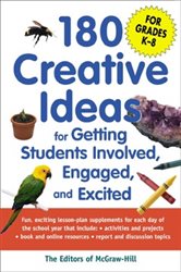 Book cover: 180 Creative Ideas for Getting Students Involved, Engaged, and Excited, by McGraw Hill (preview)
