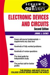 Book cover: Schaum's Outline of Electronic Devices and Circuits, Second Edition, by Jimmie J. Cathey (preview)