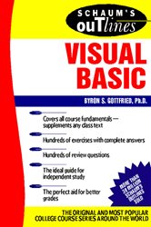 Book cover: Schaum's Outline of Visual Basic, by Byron S. Gottfried (preview)