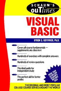 Book cover: Schaum's Outline of Visual Basic, by Byron S. Gottfried (preview)
