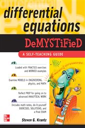 Book cover: Differential Equations Demystified, by Steven G. Krantz (preview)