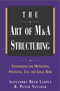 Book cover: The Art of M&A Structuring, by Alexandra Reed Lajoux (preview)
