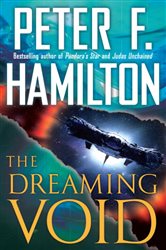 Book cover: The Dreaming Void (Book 1 of Commonwealth: The Void Trilogy) by Peter F. Hamilton (preview)