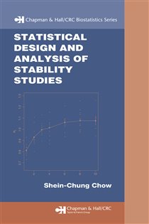 Book cover: Statistical Design and Analysis of Stability Studies, by Shein-Chung Chow (preview)