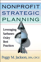 Book cover: Nonprofit Strategic Planning, by Peggy M. Jackson (preview)