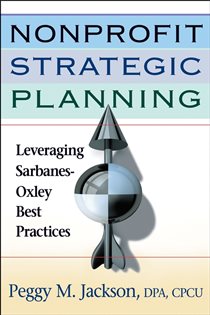 Book cover: Nonprofit Strategic Planning, by Peggy M. Jackson (preview)