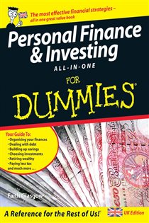 Book cover: Personal Finance and Investing All-in-One For Dummies, edited by Faith Glasgow (preview)