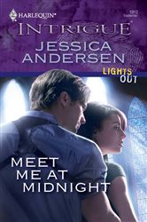 Book cover: Meet Me at Midnight (Book 4 of Lights Out) by Jessica Andersen (preview)