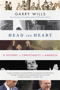 Book cover: Head and Heart, by Garry Wills (preview)