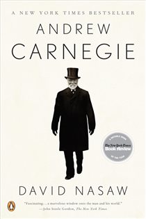 Book cover: Andrew Carnegie, by David Nasaw (preview)