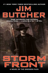 Book cover: Storm Front (Book 1 of Dresden Files) by Jim Butcher (preview)