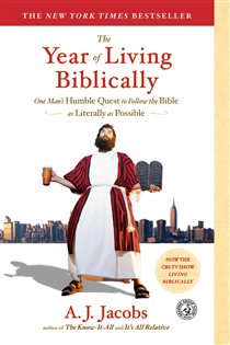 Book cover: The Year of Living Biblically, by A. J. Jacobs (preview)