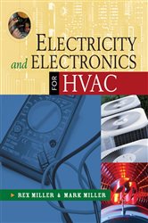 Book cover: Electricity and Electronics for HVAC, by Rex Miller (preview)