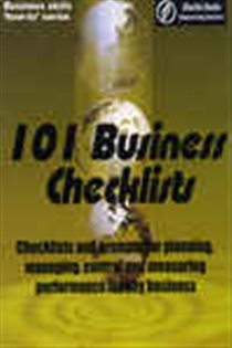 Book cover: 101 BUSINESS CHECKLIST, by Rodney Overton (preview)