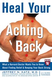 Book cover: Heal Your Aching Back, by Jeffrey N. Katz (preview)