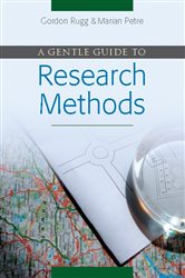 Book cover: A Gentle Guide to Research Methods, by Gordon Rugg (preview)