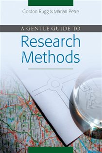 Book cover: A Gentle Guide to Research Methods, by Gordon Rugg (preview)