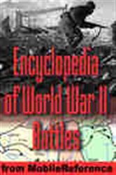 Book cover: Encyclopedia of World War II Battles, by MobileReference (preview)
