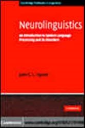 Book cover: Neurolinguistics, by John C. L. Ingram (preview)