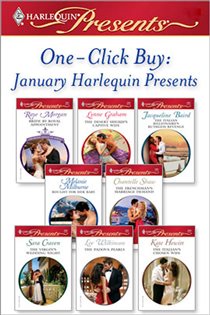 Book cover: One-Click Buy: January Harlequin Presents, by Raye Morgan (preview)