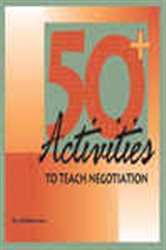 Book cover: 50 Activities To Teach Negotiation, by Ira Asherman (preview)