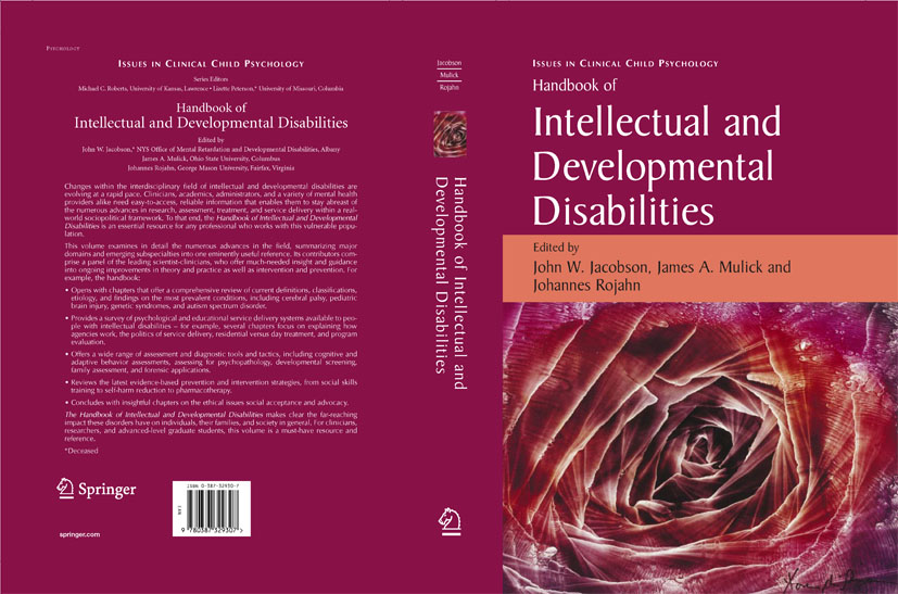 Handbook of Intellectual and Developmental Disabilities
