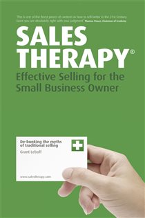 Book cover: Sales Therapy, by Grant Leboff (preview)