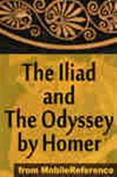 Book cover: The Iliad and The Odyssey by Homer, by MobileReference (preview)