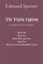Book cover: The Faerie Queene: Complete in Five Volumes, by Edmund Spenser (preview)