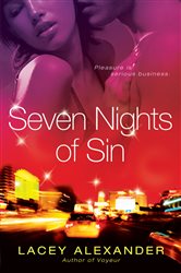 Book cover: Seven Nights of Sin, by Lacey Alexander (preview)