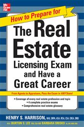 Book cover: How to Prepare For and Pass the Real Estate Licensing Exam: Ace the Exam in Any State the First Time!, by Henry Harrison (preview)
