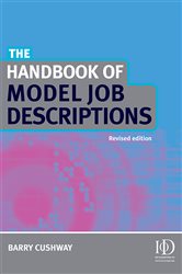 Book cover: The Handbook of Model Job Descriptions, by Barry Cushway (preview)