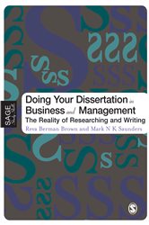 Doing Your Dissertation in Business and Management: The Reality of Researching and Writing