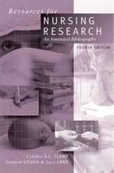 Resources for Nursing Research: An Annotated Bibliography