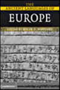 Book cover: The Ancient Languages of Europe, edited by Roger D. Woodard (preview)