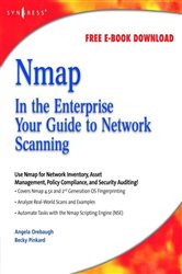 Book cover: Nmap in the Enterprise, by Angela Orebaugh (preview)