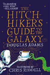 Book cover: The Hitchhiker's Guide to the Galaxy: The Illustrated Edition (Book 1 of Hitchhiker's Guide to the Galaxy) by Douglas Adams (preview)