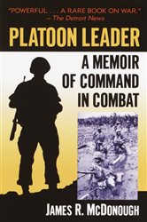Book cover: Platoon Leader, by James R. McDonough (preview)