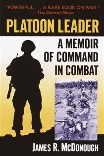 Book cover: Platoon Leader, by James R. McDonough (preview)