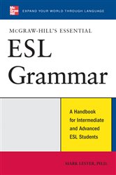 Book cover: McGraw-Hill's Essential ESL Grammar, by Mark Lester (preview)