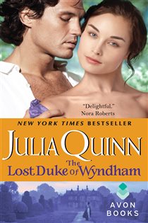 Book cover: The Lost Duke of Wyndham, by Julia Quinn (preview)