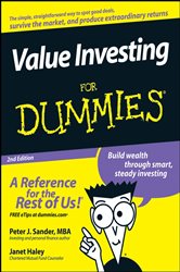 Book cover: Value Investing For Dummies, by Peter J. Sander (preview)